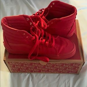Red High Top Vans
